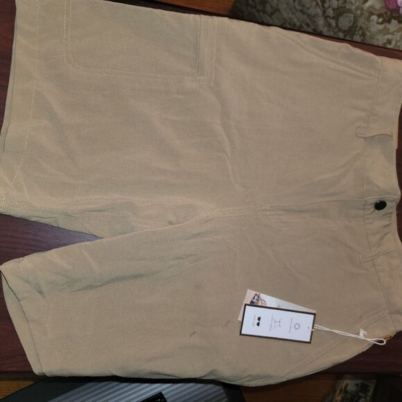 Men's Panama Jack Hybrid Shorts NEW 32W Tan *Stretch, Quick-Dry Easy Care Chino - Picture 5 of 16